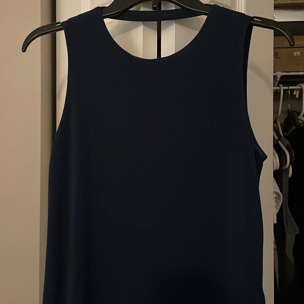 Express high low tank with strappy back detail